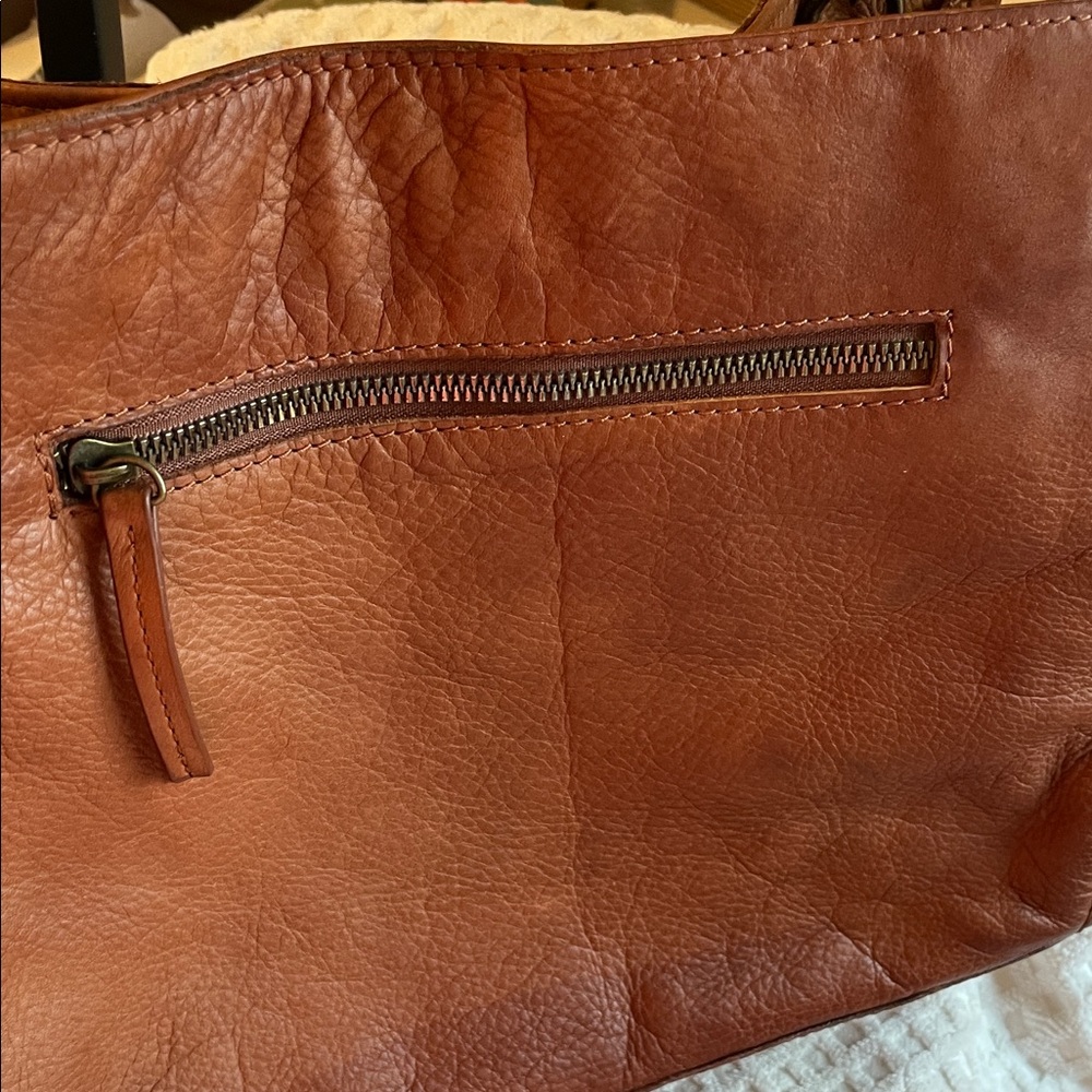 American Leather Co. Brown Shoulder Bag - Picture 7 of 16